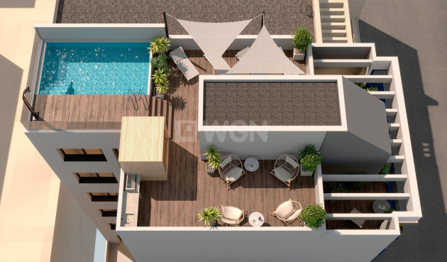 Nowy budynek - Mieszkanie w bloku - Torrevieja - Playa del Acequión