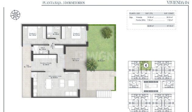 Nowy budynek - Bungalow - Alhama De Murcia - Condado De Alhama
