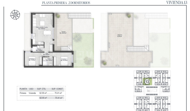 Nowy budynek - Bungalow - Alhama De Murcia - Condado De Alhama