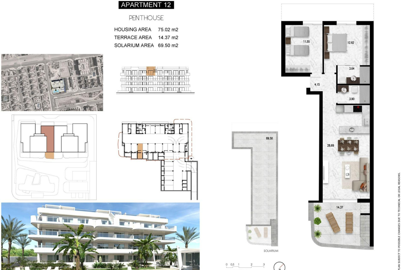 Obra nueva - Ático - Orihuela Costa - Lomas de Cabo Roig