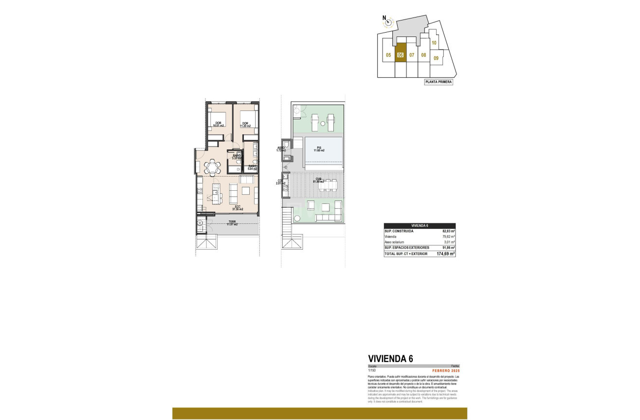 Nowy budynek - Bungalow - Pilar de la Horadada - parques de Andromeda