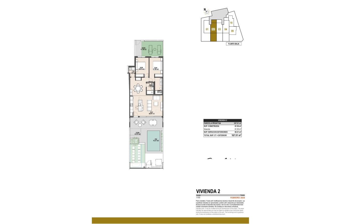 Obra nueva - Bungalow - Pilar de la Horadada - parques de Andromeda