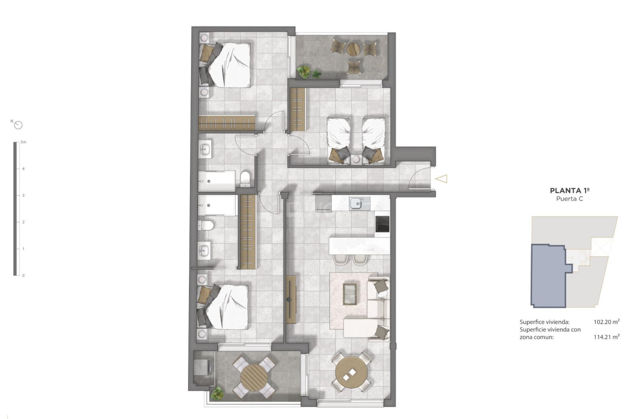 New Build - Apartment / flat - Guardamar del Segura - Pueblo