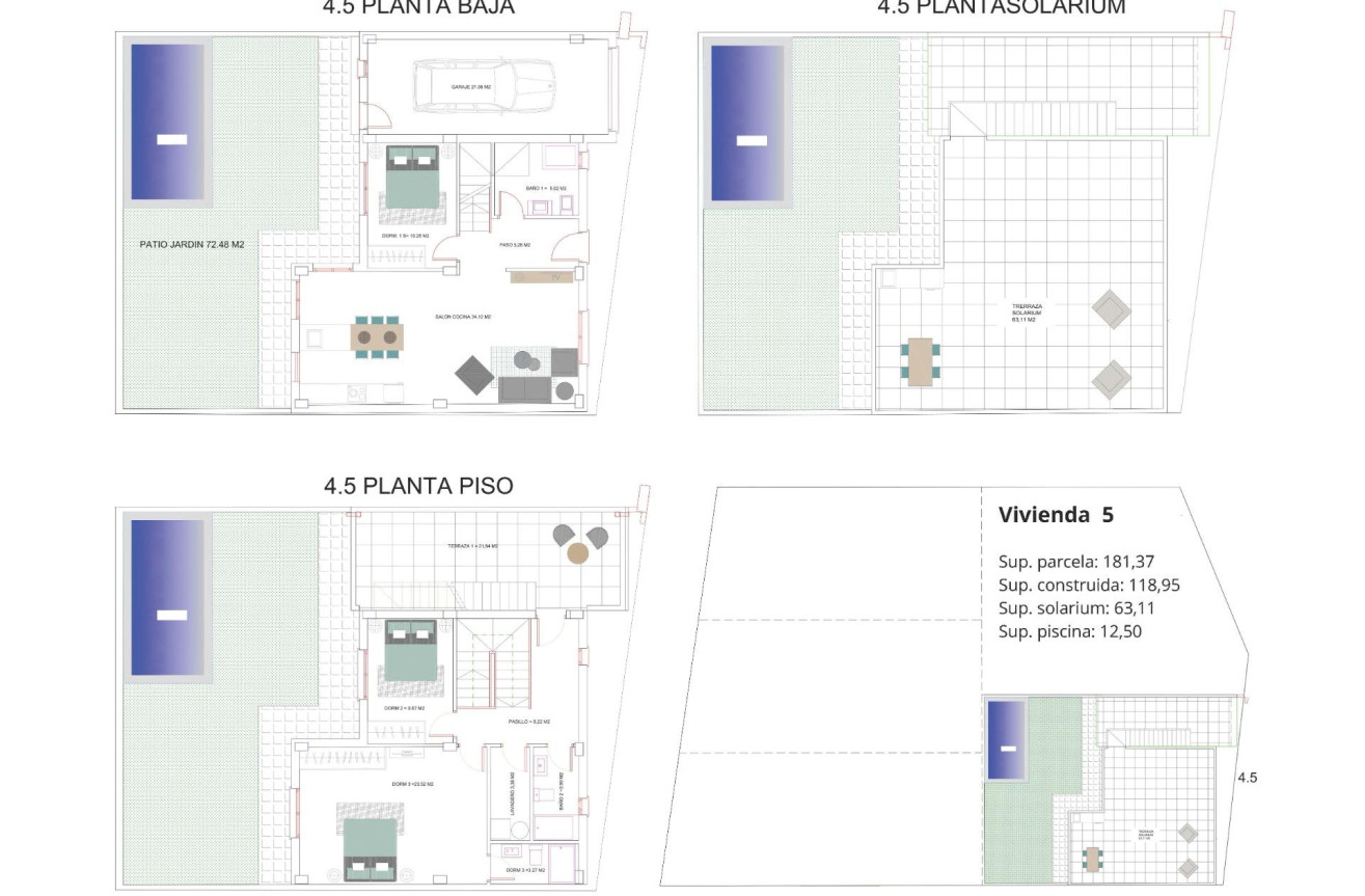 Nowy budynek - Villa - Los Belones - pueblo