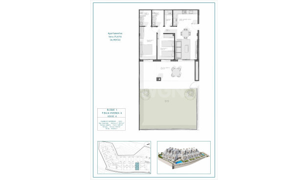 Nowy budynek - Mieszkanie w bloku - Vera - Pueblo Salinas