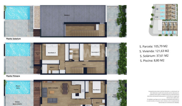 New Build - Townhouse - Pilar de la Horadada - Lo Monte