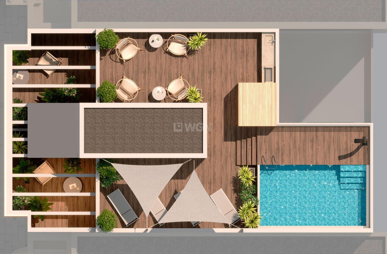 Obra nueva - Ático - Torrevieja - Playa del Acequión