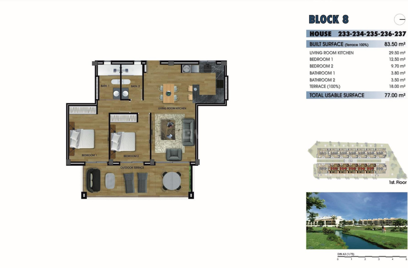 Obra nueva - Apartamento / piso - Los Alcázares - Serena Golf