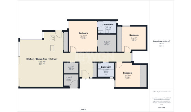 Odsprzedaż - Villa - Mar de Cristal - Costa Calida