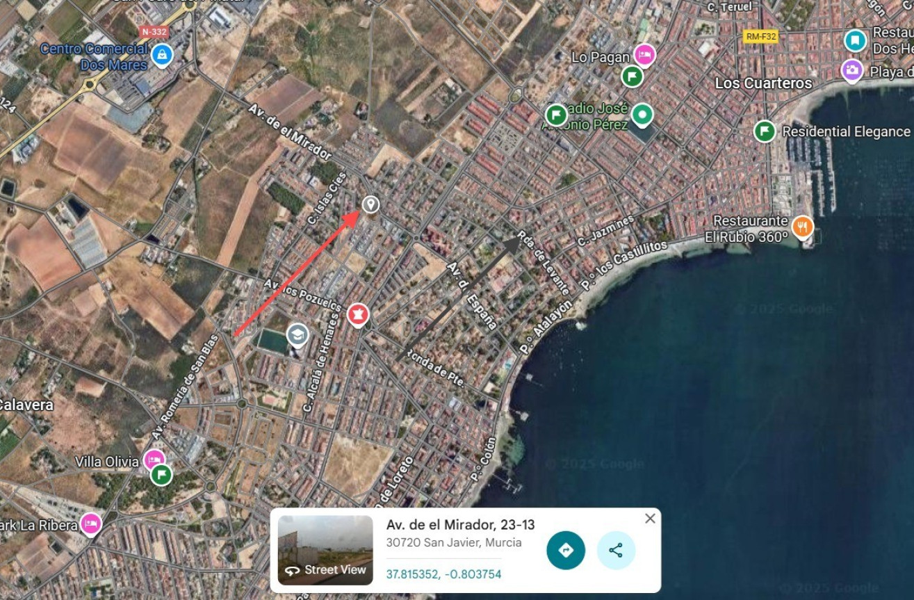 Resale - Plot / Land - San Javier - Costa Calida