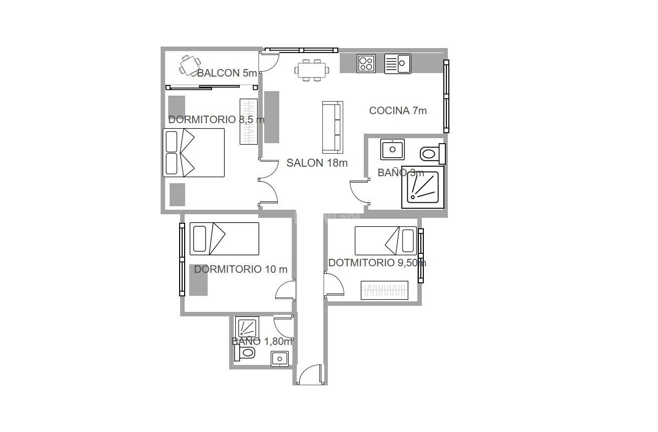 Wiederverkauf - Wohnung - Lo Pagan - 1Âª Linea De Playa