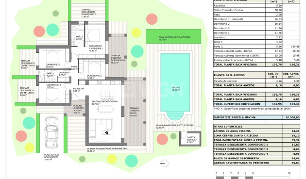 Nowy budynek - Villa - Pinoso - Rodriguillo