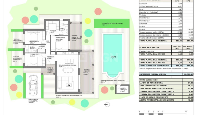 Nowy budynek - Villa - Pinoso - Rodriguillo