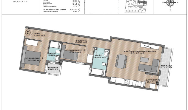 Nowy budynek - Mieszkanie w bloku - Algorfa - Pueblo