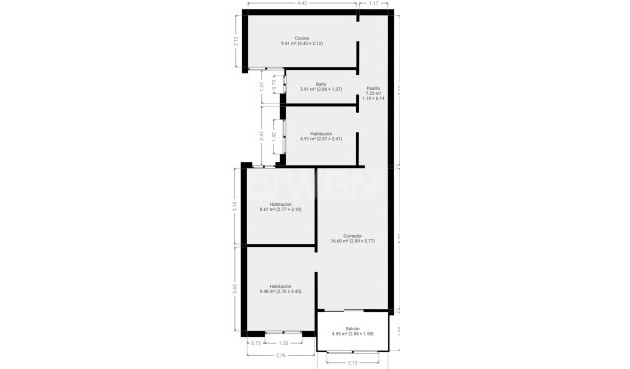 Odsprzedaż - Mieszkanie w bloku - Lo Pagan - Villananitos