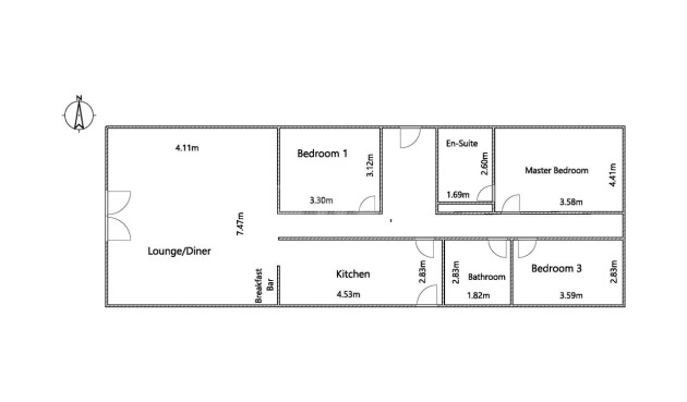 Reventa - Villa - Fortuna - Inland
