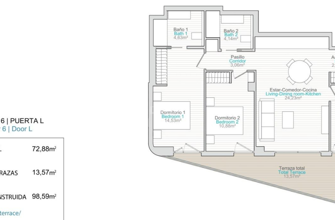 Nowy budynek - Mieszkanie w bloku - Villajoyosa - La Tellerola