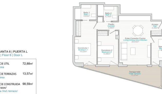 Nowy budynek - Mieszkanie w bloku - Villajoyosa - La Tellerola