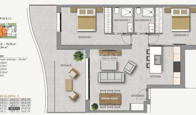 Nowy budynek - Mieszkanie w bloku - Guardamar del Segura - El Raso