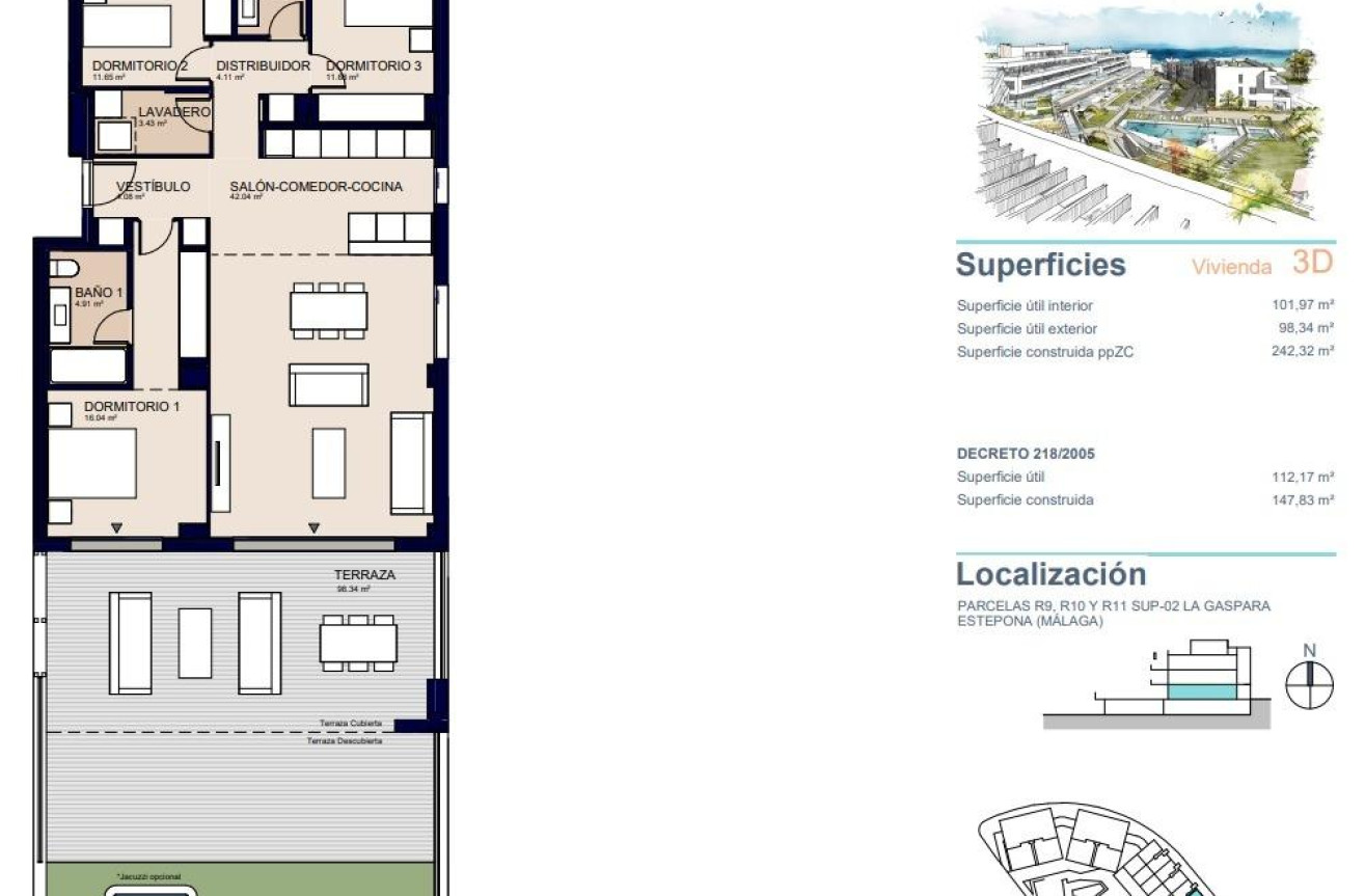 Nowy budynek - Mieszkanie w bloku - Estepona - Urb. La Gaspara