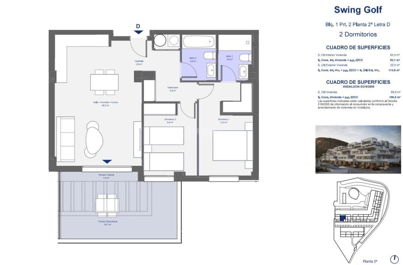 Nowy budynek - Mieszkanie w bloku - Pulpi - Aguilón Golf