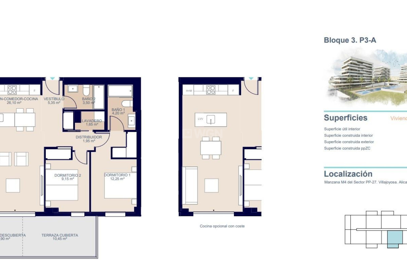 Nowy budynek - Mieszkanie w bloku - Villajoyosa - Playa del Torres