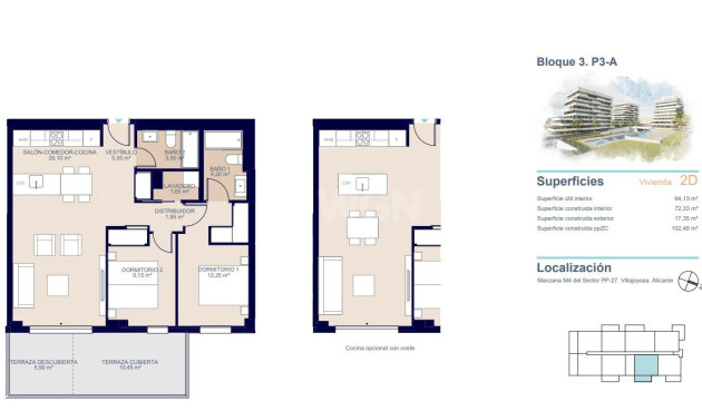 Nowy budynek - Mieszkanie w bloku - Villajoyosa - Playa del Torres