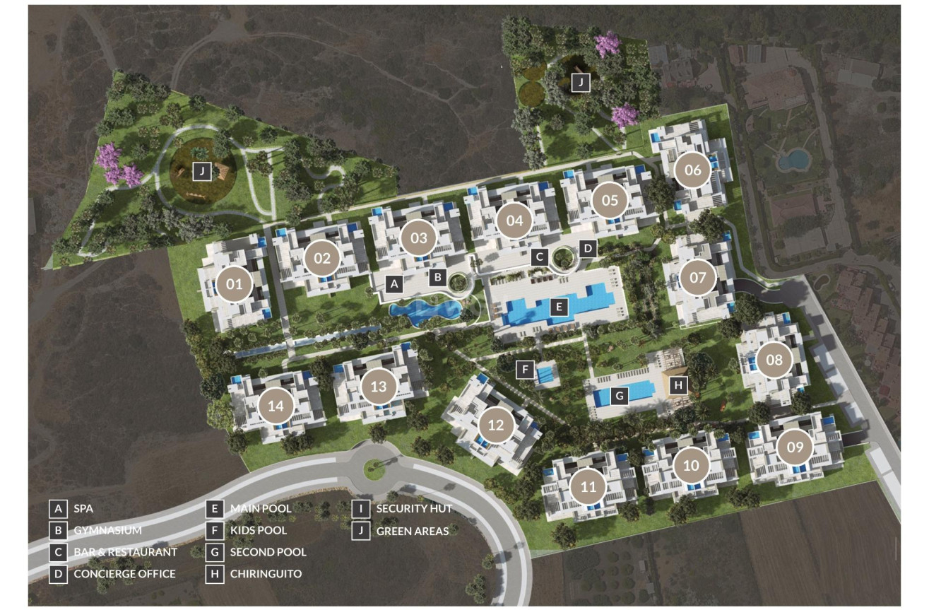 Nowy budynek - Bungalow - Estepona - Reinoso