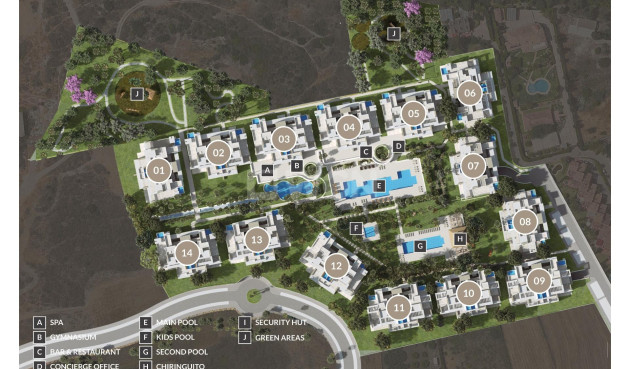 Nowy budynek - Bungalow - Estepona - Reinoso