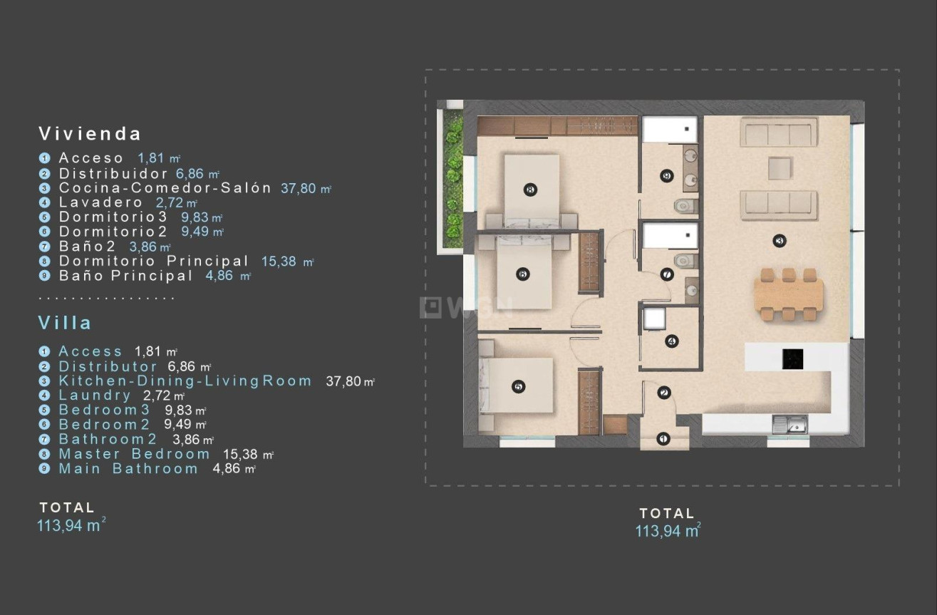 Nowy budynek - Villa - Orihuela Costa - Las Filipinas