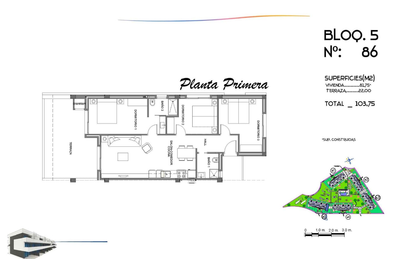 Nowy budynek - Mieszkanie w bloku - Guardamar del Segura - El Raso