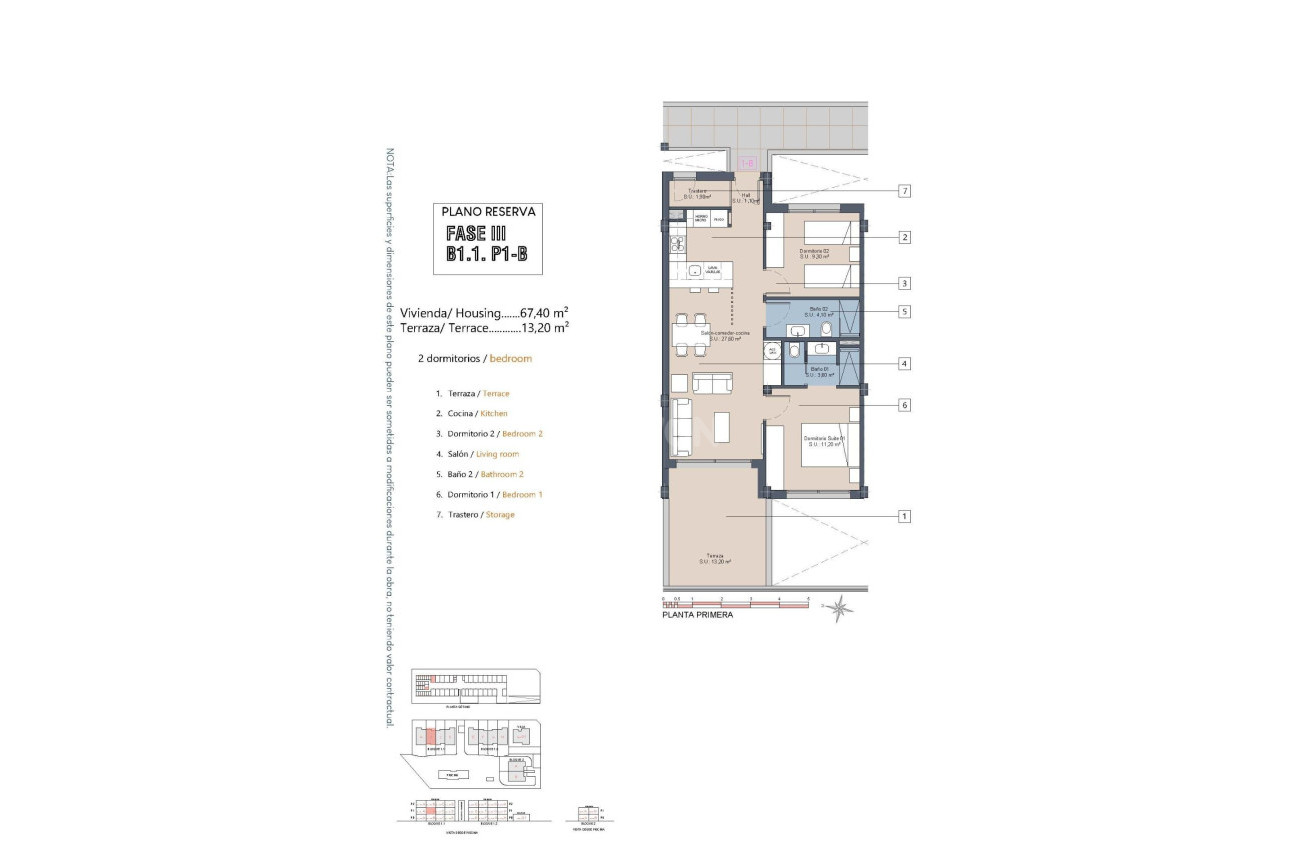 Nowy budynek - Mieszkanie w bloku - Los Alcázares - La Serena Golf