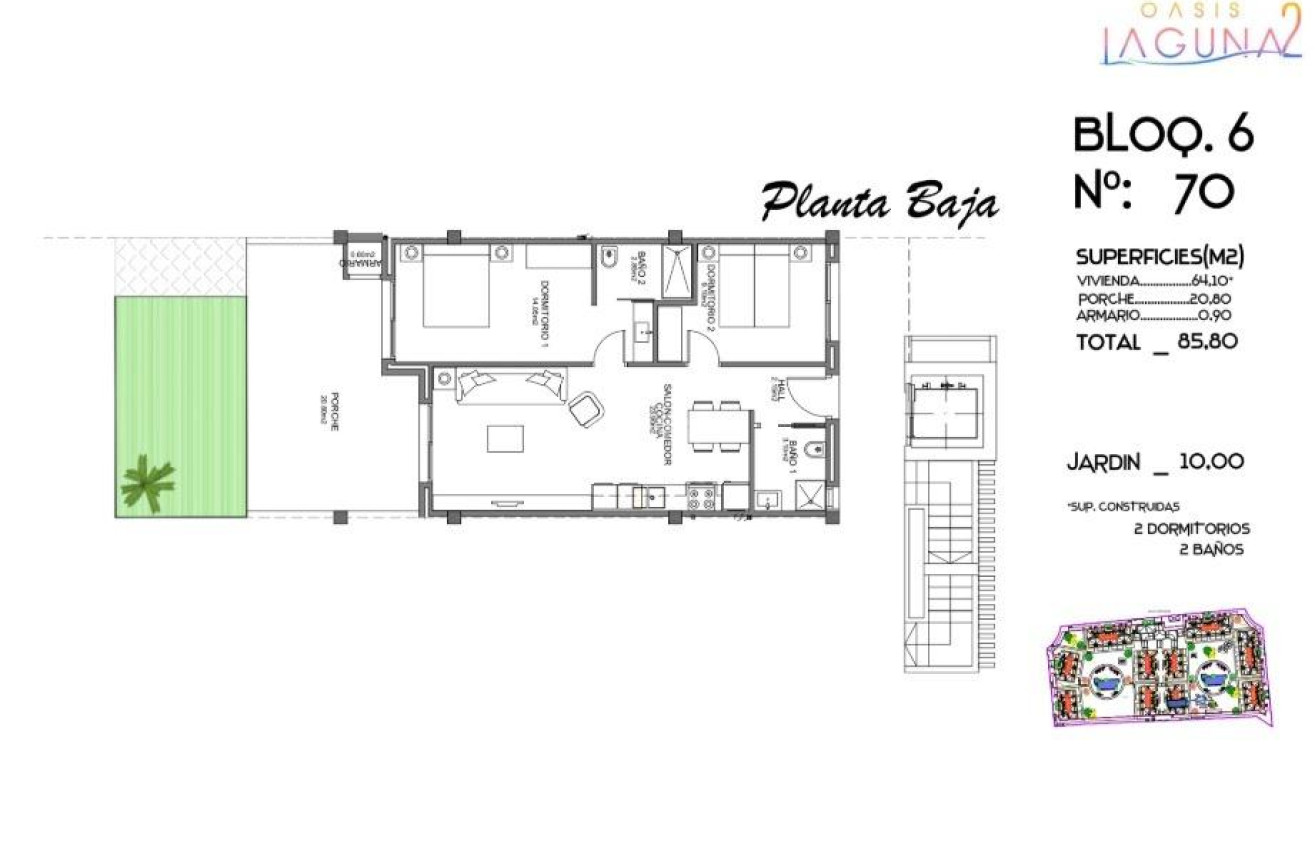 Nowy budynek - Mieszkanie w bloku - Guardamar del Segura - El Raso
