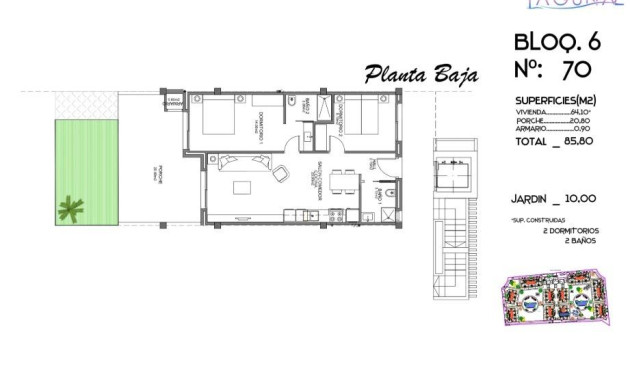 Nowy budynek - Mieszkanie w bloku - Guardamar del Segura - El Raso