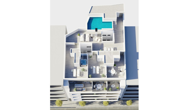 Neue Gebäude - Penthouse - Torrevieja - Centro