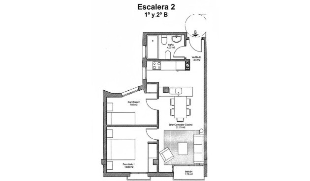 Nowy budynek - Mieszkanie w bloku - Avileses - pueblo