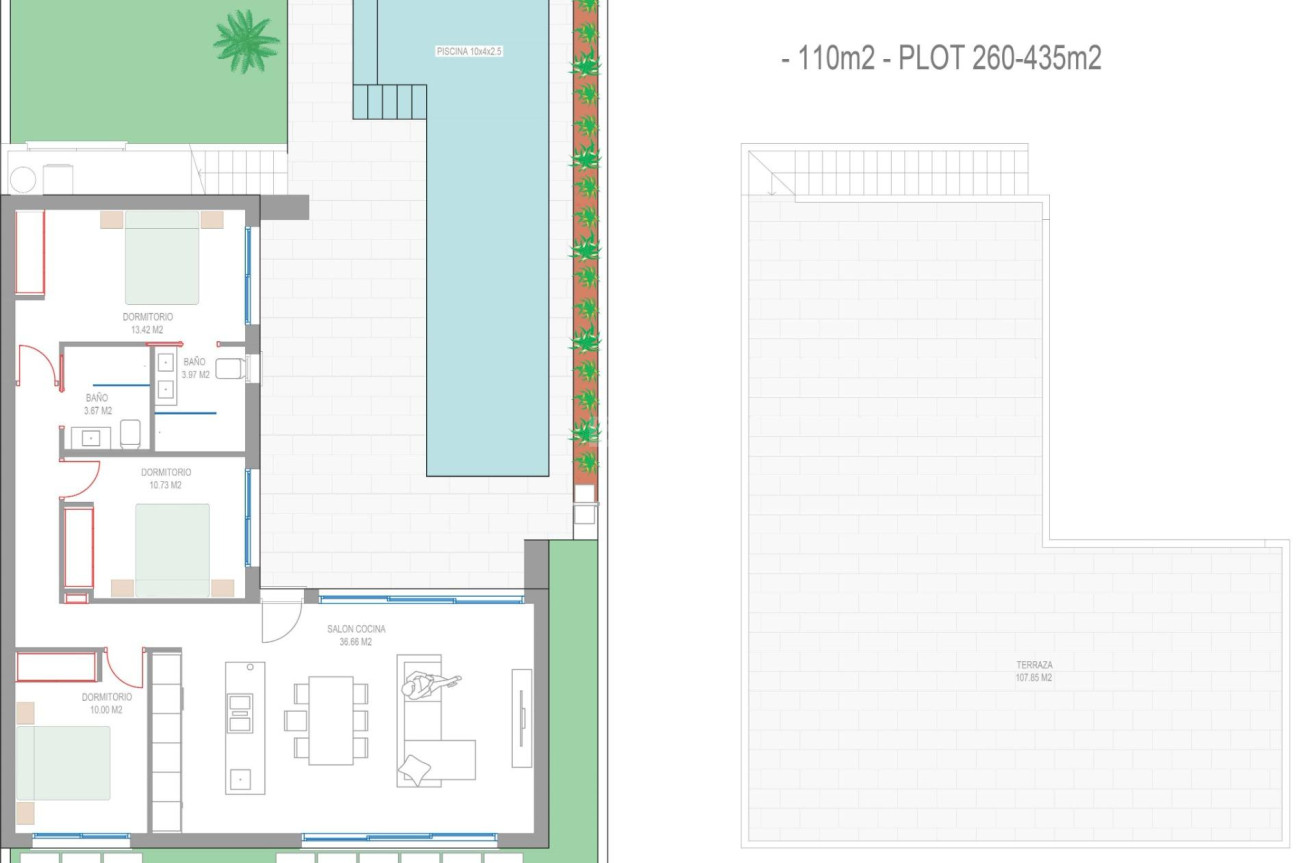 Nowy budynek - Villa - San Javier - Parque del doce