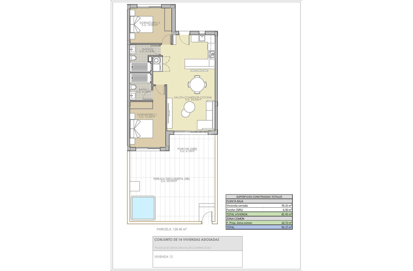 Neue Gebäude - Bungalow - Rojales - Pueblo