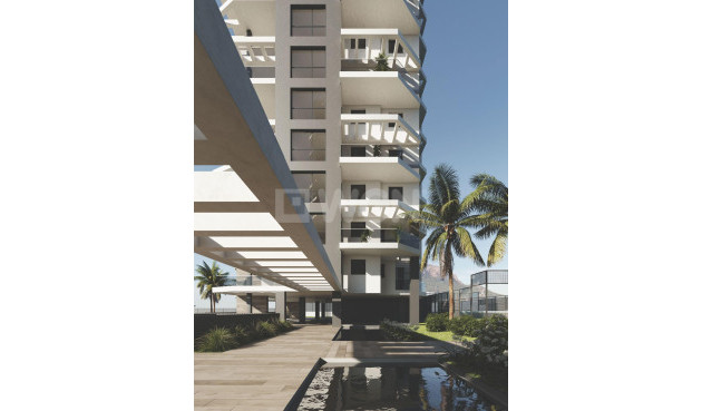 Nowy budynek - Mieszkanie w bloku - Calpe - Playa Cantal Roig