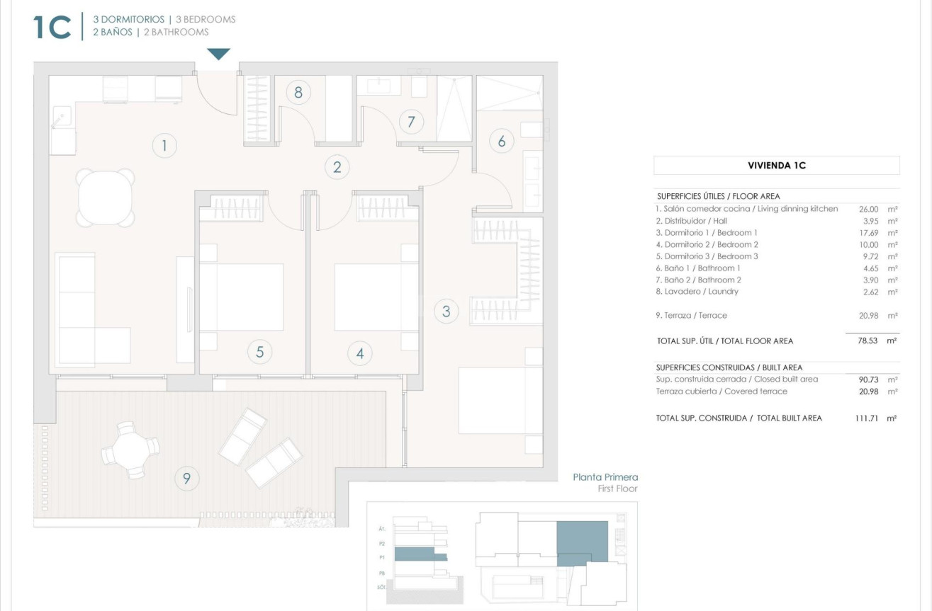 New Build - Apartment / flat - Benijofar - Pueblo