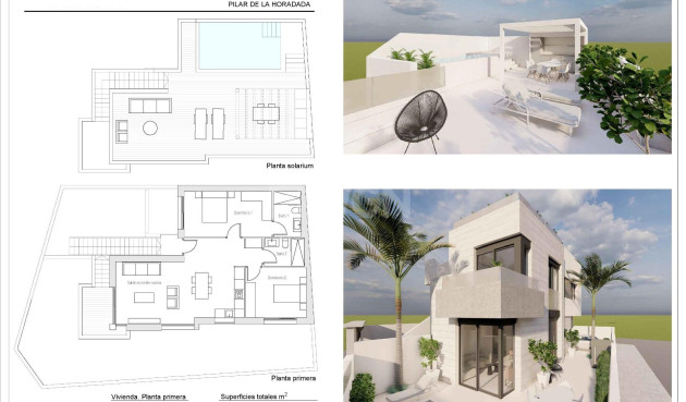 New Build - Bungalow - Pilar de la Horadada - pueblo