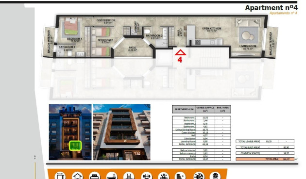 Nowy budynek - Mieszkanie w bloku - Torrevieja - Playa de El Cura