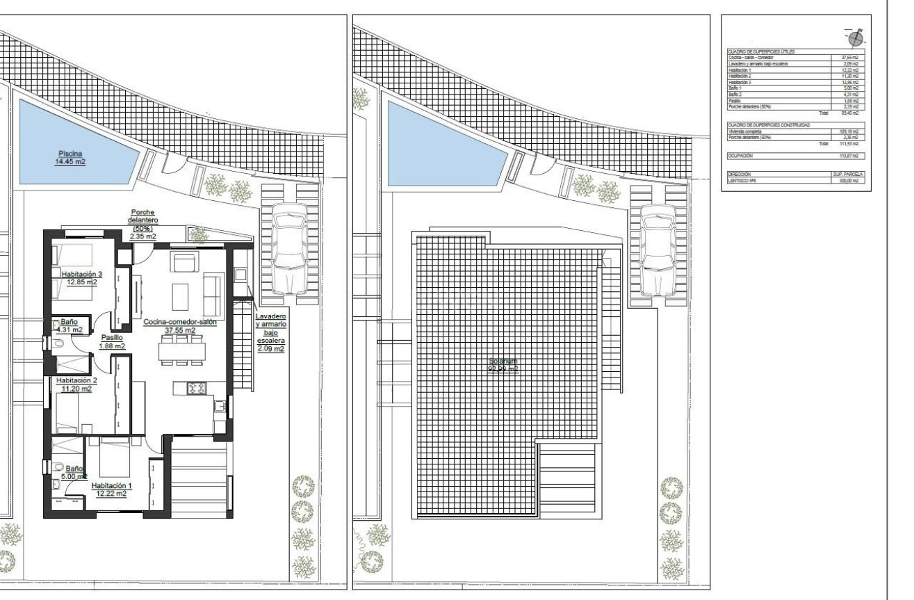 Obra nueva - Villa - Pilar de la Horadada - Pinar de Campoverde