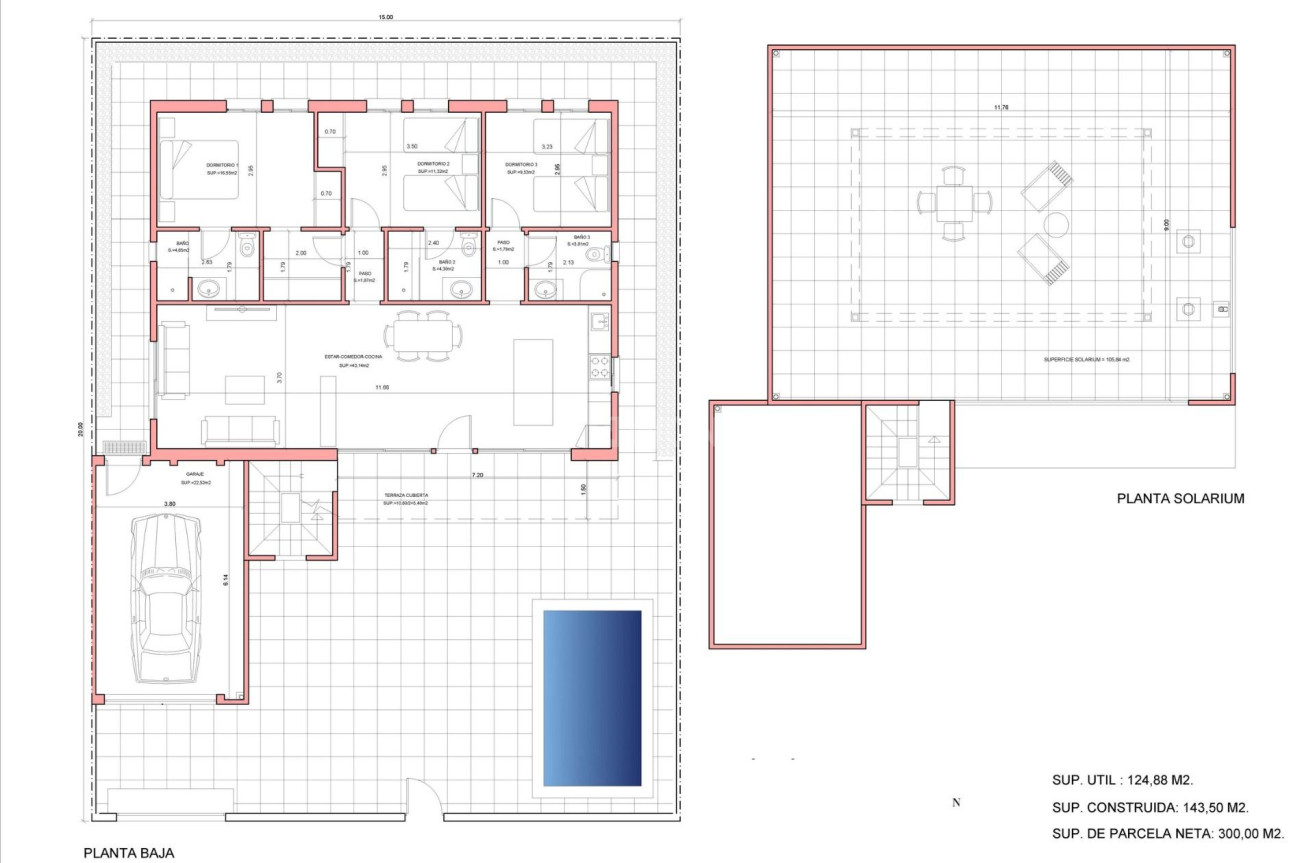 Obra nueva - Villa - Fuente Álamo - La Pinilla