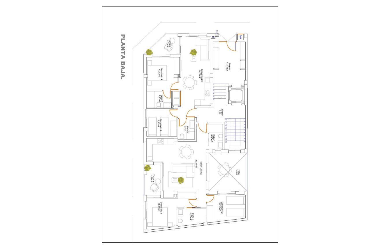 Nowy budynek - Mieszkanie w bloku - Guardamar del Segura - Pueblo