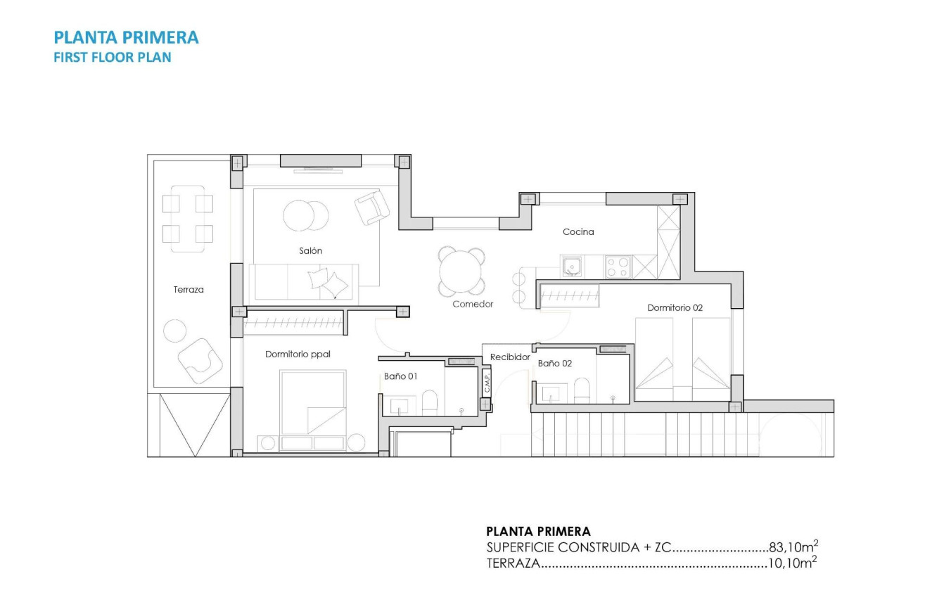 Nowy budynek - Mieszkanie w bloku - Torre Pacheco - Santa Rosalia Lake And Life Resort
