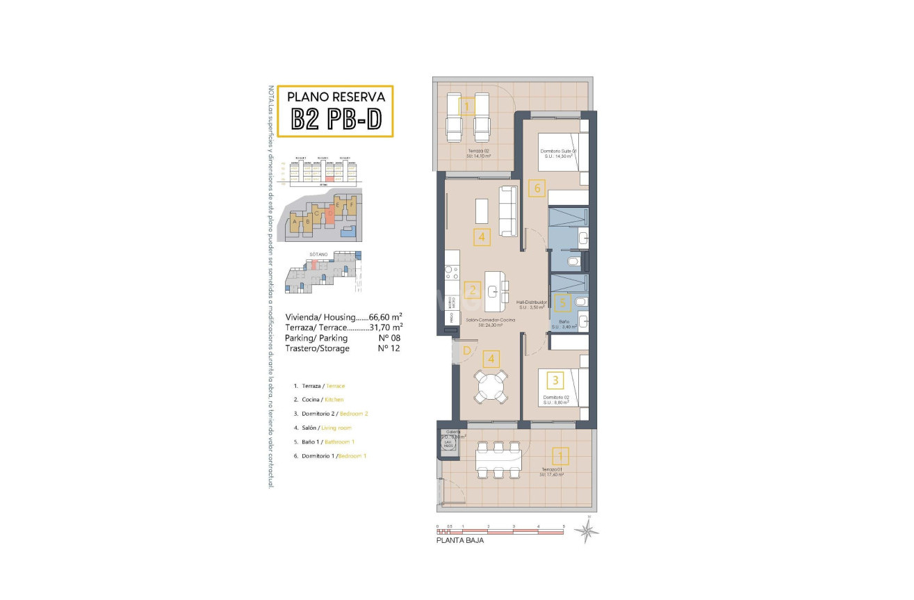 Nowy budynek - Mieszkanie w bloku - Los Alcázares - Serena Golf