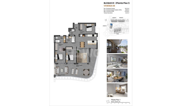 Nowy budynek - Mieszkanie w bloku - Finestrat - Campana Garden