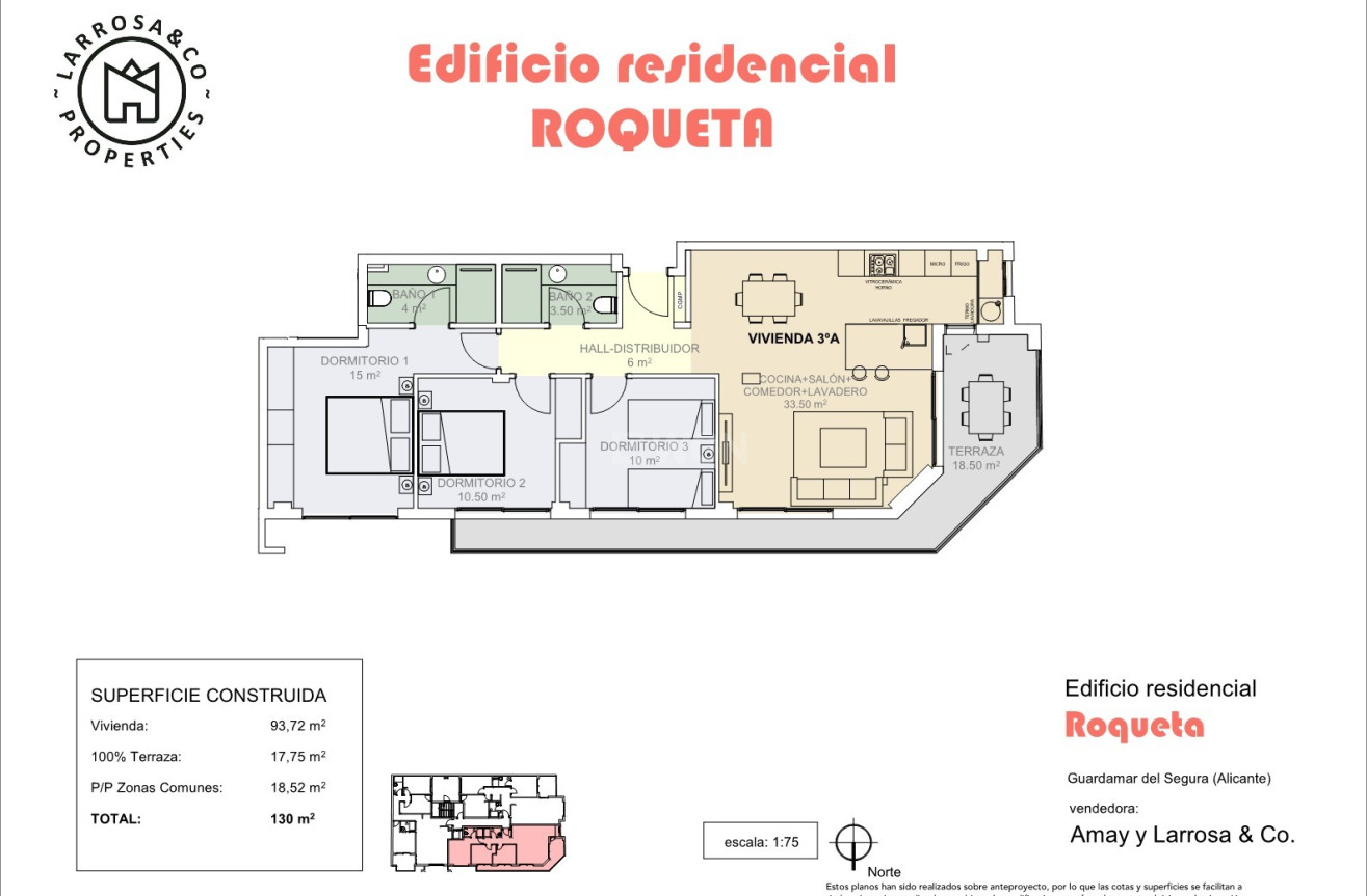 Odsprzedaż - Mieszkanie w bloku - Guardamar del Segura - Costa Blanca
