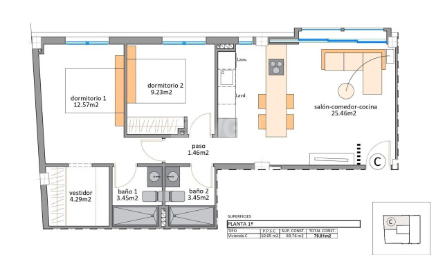 Nowy budynek - Mieszkanie w bloku - San Pedro del Pinatar - Lo pagan